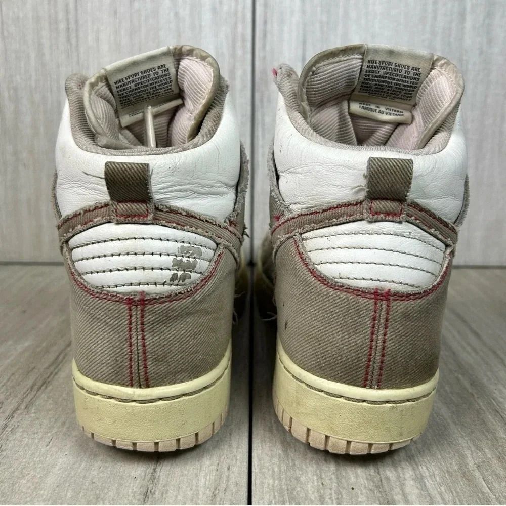 Nike Dunk High 1985 Barely Rose Denim Casual Shoe Sneaker Mens Size 8 Womens 9.5 - Picture 7 of 11